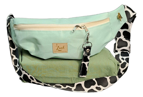 Riñonera Mujer Zael Milan: Estilo Y Comodidad En Movimiento Agua Cinta Animal Print