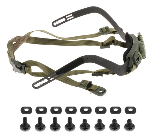 Kit De Forro De Casco Correa De Barbilla De Bloqueo De B