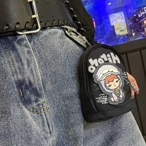 Pop Mart Hirono Monedero Mini Bag Blind Box Negro