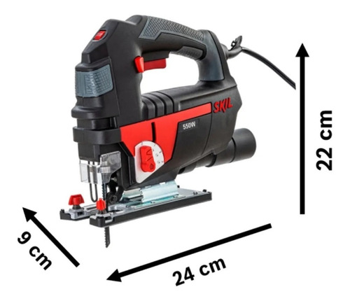 Sierra Caladora Skil 4550 550w 220v Con 1 Hoja De Sierra