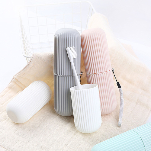 Funda Portátil Para Cepillos De Dientes De Viaje, Bolsa De P