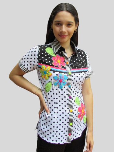 Blusa Chochos Bordados Cartago Edis