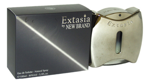 Perfume New Brand Extasia Para Hombre, 100 Ml, En Aerosol Ed