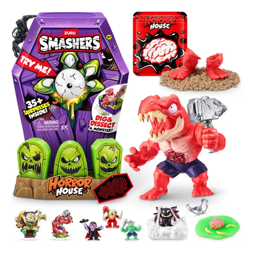 Interactive Toy Zuru Smashers Mega Horror House Black