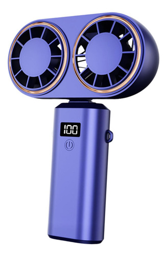 Ventilador De Campamento Al Aire Libre Ventilador De Azul