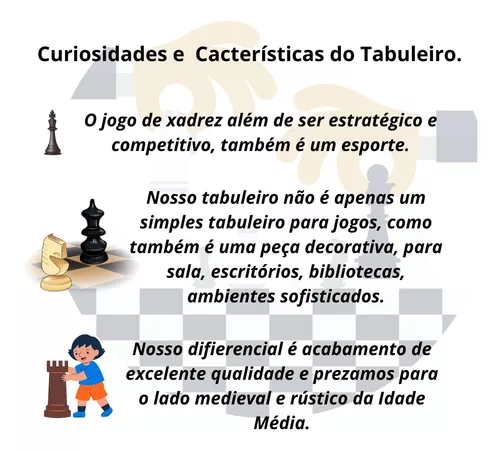 CURIOSIDADES DO XADREZ