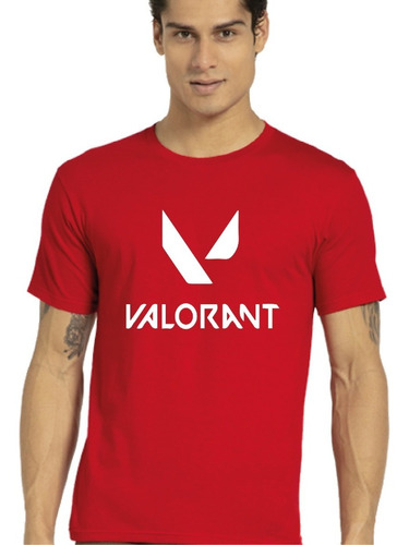 Polera Valorant Gamer   Manga Corta 