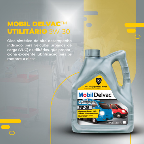 Oleo Motor Diesel 5w30 Sintetico Mobil Delvac Mx Ld Galao 4l