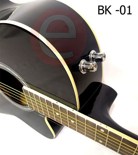Guitarra Electroacústica Importada Con Alma Y Mástil Delgad