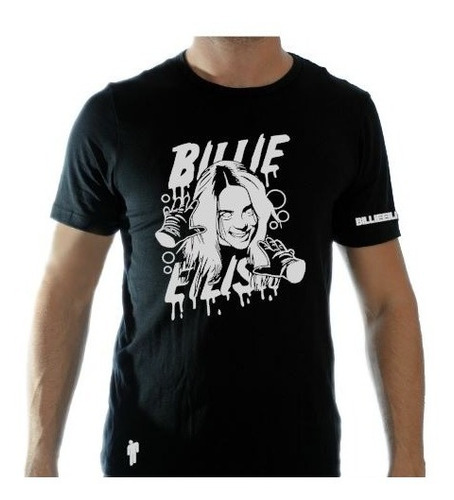 Camiseta Billie Eilish Música Anime Cómics Películas Series 