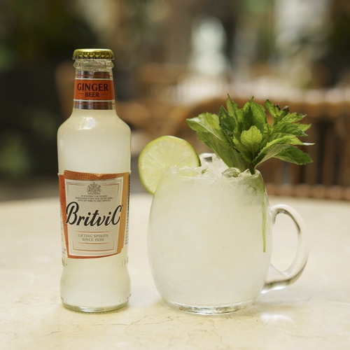 Imagen 3 de 5 de Agua Tonica Ginger Beer Britvic 200ml Pack X 6 Importada