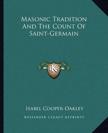 Libro Masonic Tradition And The Count Of Saint-germain - ...