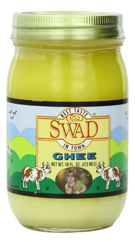 Swad Butter Ghee (mantequilla Clarificada), 16.0 Onzas