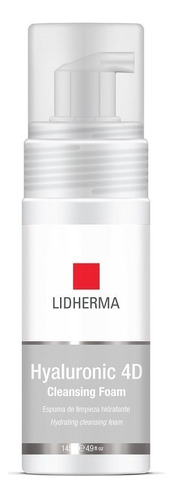 Lidherma Hyaluronic 4d Cleansing Foam Espuma Limpieza Facial Tipo De Piel Todo Tipo