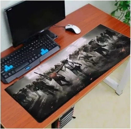 Imagem 2 de 7 de Mouse Pad Gamer Grande 70x35cm Pubg Exbom Mp-7035c27