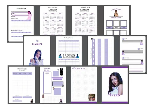 Agenda Maria Becerra 2025 + Stickers De Regalo