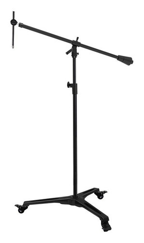 Pedestal Suporte C/rodízios P/microfone Condensador Overhead