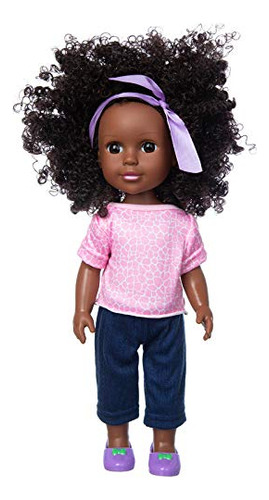 Ecore Fun Black Doll 14.5 Inch Baby Girl Doll And Lww80