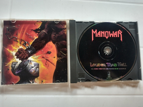 Cd Manowar - Louder Than Hell Importado (Usado)