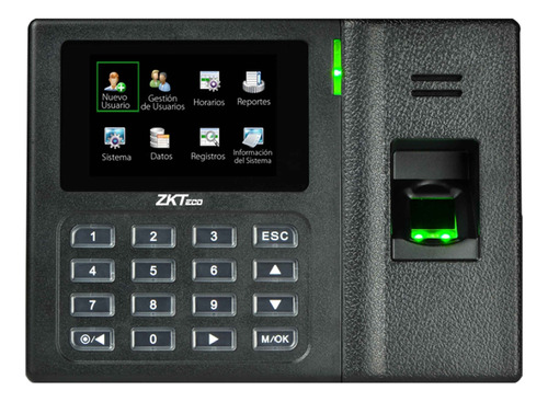 Zkteco Lx14, Reloj Control De Asistencia Biometrico Huella
