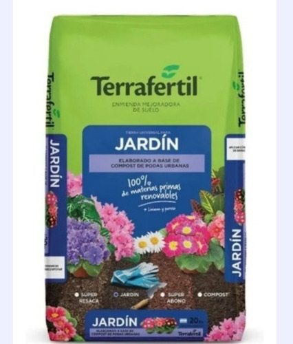Tierra Para Jardín Terrafertil X 50 Lts Pet & Fish