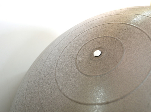 Pelota 85cm Gmp. Esferodinamia Pilates Fitball -fabricantes Color Gris