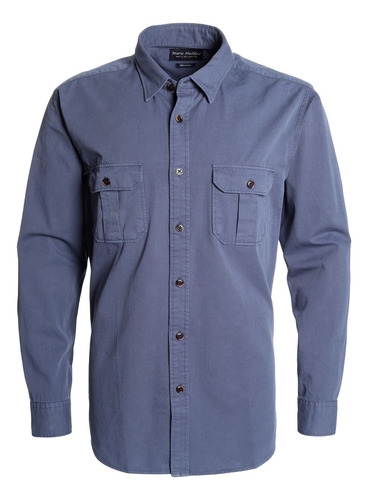 Camisa Gabardina Army Azul Claro