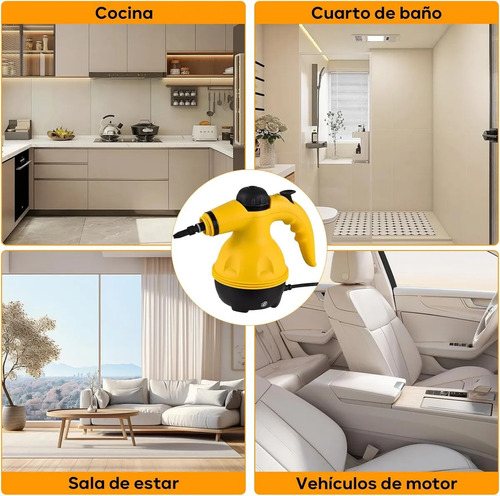 Limpiador De Maquina Limpieza A Vapor Con 9 Accesorios
