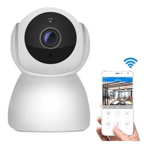 Cámara Seguridad Audio Ip Wifi 1080p Hd 360 Grados Interior