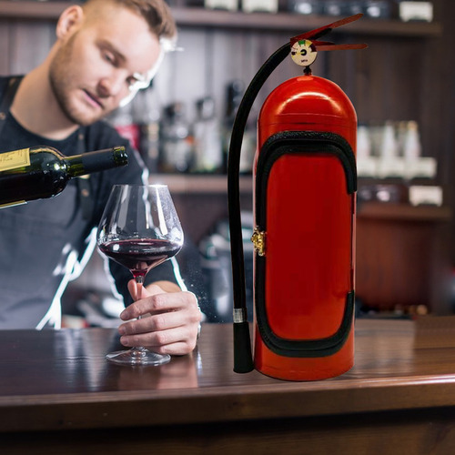 Minibar B Con Extintor De Incendios, De Metal, Para Whisky 8