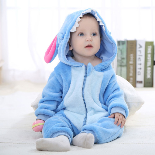 Pijama Para Bebés, Pijama De Una Pieza Con Capucha Para Bebé