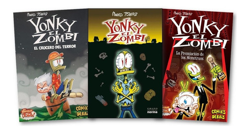 Combo 3 Libros Yonky El Zombie Marko Torres Comic