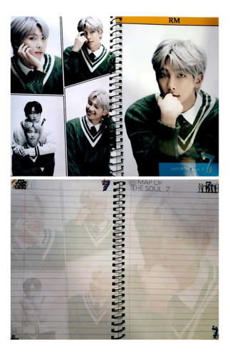 Rm Map The Soul 7 V4 Libreta Cuaderno Bts Kpop Rap Monster