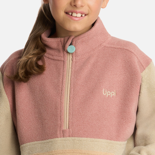 Polar Niña Forest 14 Zip Sweatshirt Crudo Lippi I25