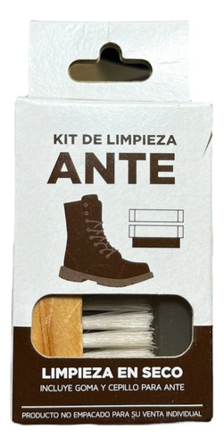Kit De Limpieza De Ante/nubuck/gamuza Pacsa El Cometa