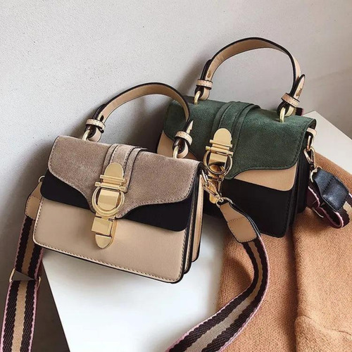 Mini Bags Carteras De Mujer Elegante Cartera Noche Felpa Acabado De Los Herrajes Oro Color Negro Con Negro Diseño De La Tela Liso
