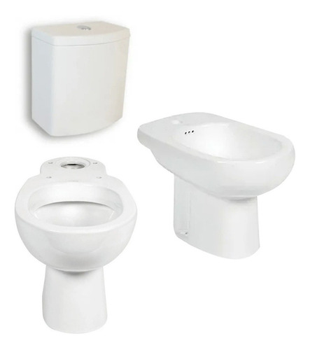 Imagen 2 de 10 de Sanitarios Pringles Jade Inodoro Mochila Bidet Promocion