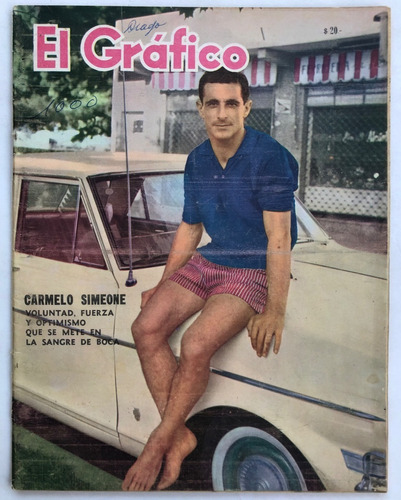 El Grafico Nº 2316 Carmelo Simeone Boca Febrero 1964