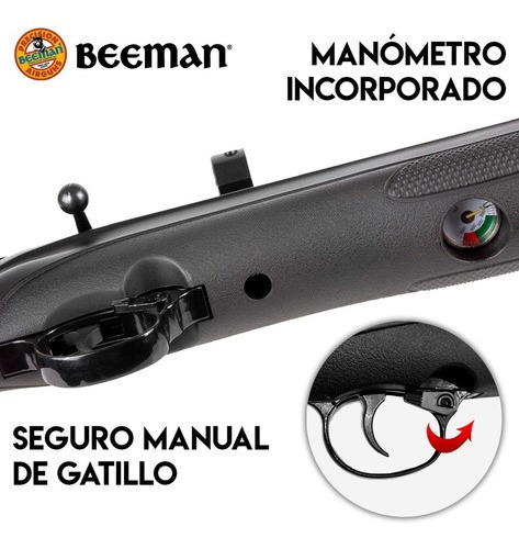 Imagen 6 de 10 de Rifle Pcp Beeman Chief 2 Plus-s Cal 5.5 Mm Mod 1336 Aire