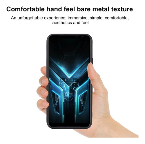 Funda De Tpu Negra Para Asus Rog Phone 3 Strix