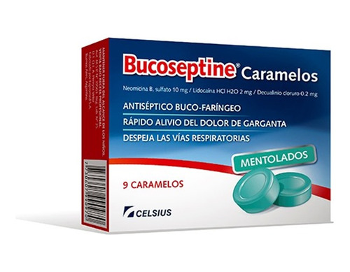 Bucoseptine® 9 Caramelos | Antiséptico Bucofaríngeo