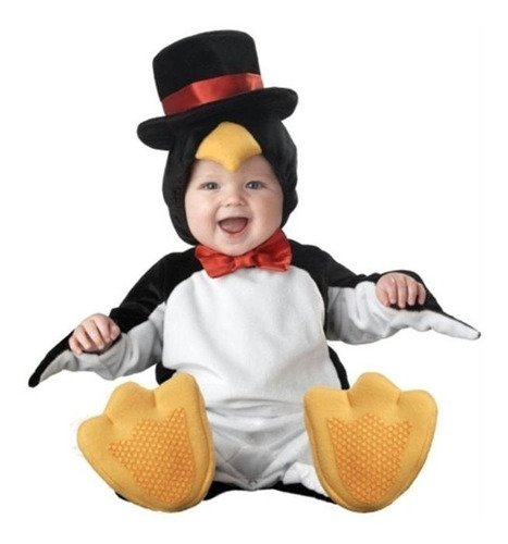 Disfraz Para Bebé Pinguino Talla 6-12 Meses Halloween 