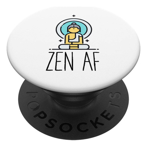 Zen Af - Soporte Y Agarre Para Telefonos Y Tabletas, Negro