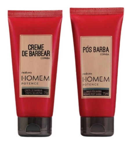 Kit  Homem Barba Crema De Afeitar Y Pos Barba Natura 