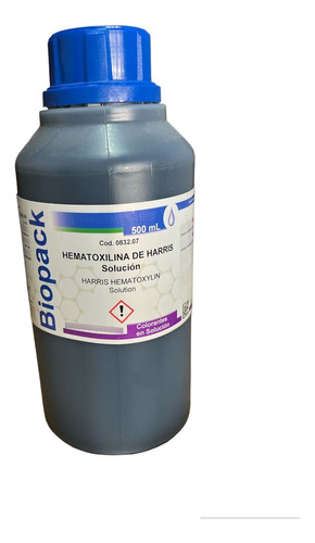 Tincion Regresiva Hematoxilina De Harris En Solución X 500ml