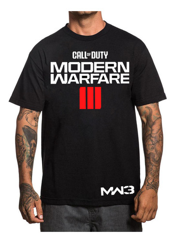 Playera Call Of Duty Modern Warfare 3 Gamer Videojuegos Play