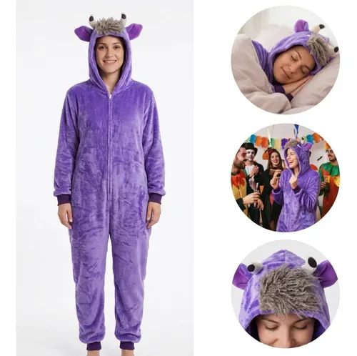 Pijama Mameluco Disfraz Cosplay Niños Y Adultos Boo Mi Mediana | Meses ...