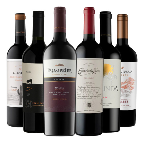 Vino Tinto Malbec Selección Iv Pack X6