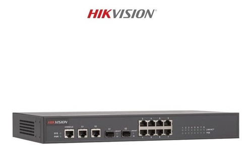 Switch Multiservicios Poe Gigabit Hikvision Ds-3d2208p