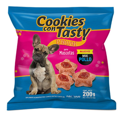 Galletitas Innovar Estrellitas Pollo 200g Para Perro